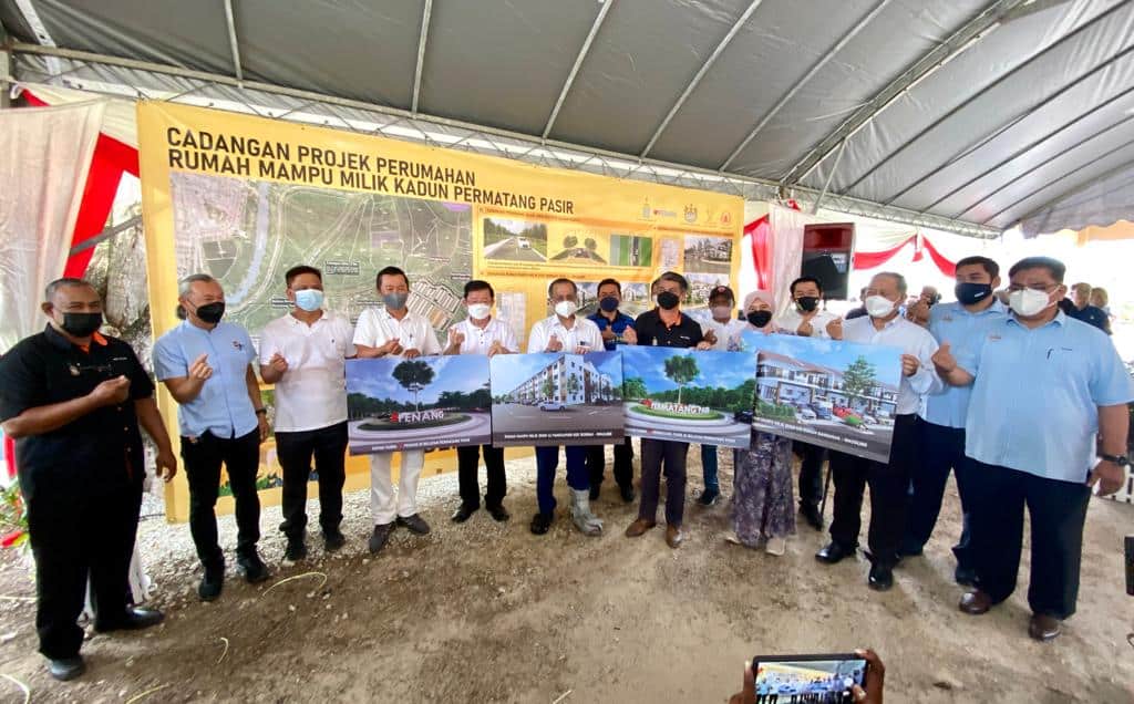 Affordable housing project at Permatang Pasir broke ground yesterday ...